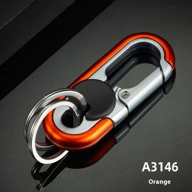 Men's Business Creative Anti lost Key Chain Orange - Shop at LoveMi
