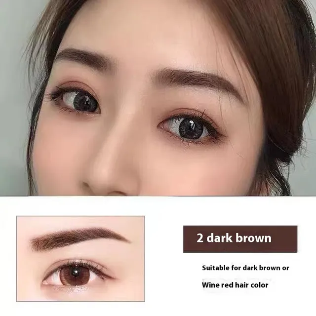 Eyebrow Pencil Makeup Four Fork Distinct Look Lasting 02Brown - Shop at LoveMi