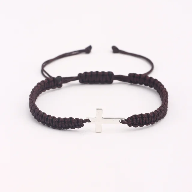 Cross Colored Bracelet With Simple And Fashionable Design 2Color - Shop at LoveMi