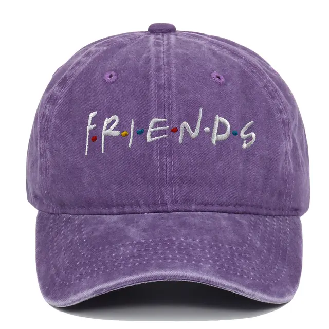 Embroidered Baseball Cap Washed Violet - Shop at LoveMi