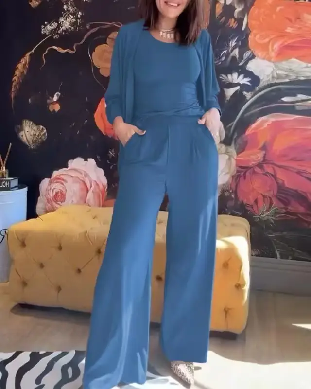 Women's Blouse Suit Blue - Shop at LoveMi