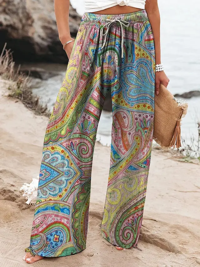 Ethnic Pattern Floral Print Casual Jumpsuit Style 12 - Shop at LoveMi