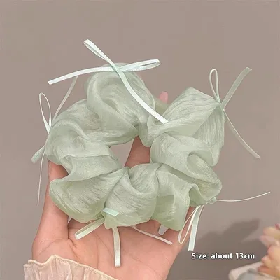 Summer Super Fairy Sweet Lace Large Intestine Hair Ring Hair Band 17 - Shop at LoveMi