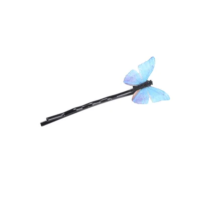 Girl Butterfly Super Fairy Forest Bang Clip Hair Accessories Sweet All matching Blue - Shop at LoveMi
