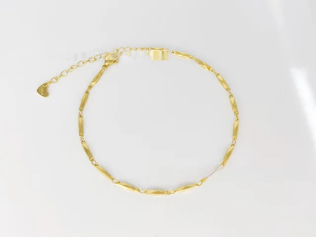 Simple Niche European And American Style Stainless Steel Anklets New Stick Style - Shop at LoveMi