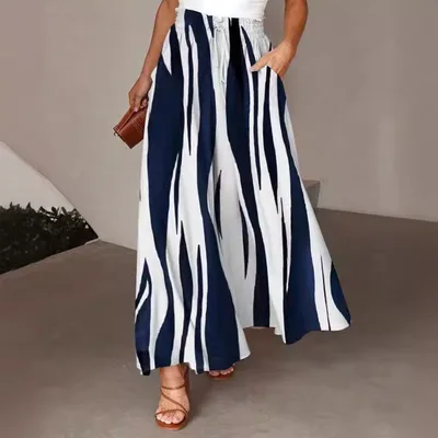 High Waist Summer New Women's Wide leg Pants Figure 4 - Shop at LoveMi