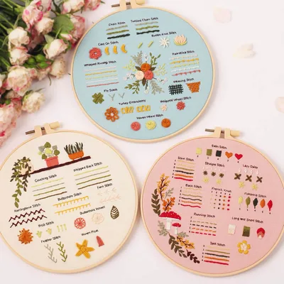 Embroidery Beginner Material Package Kit S240 - Shop at LoveMi