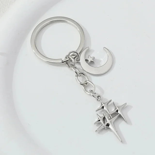 Creative Fashion Star And Moon Alloy Key K71 - Shop at LoveMi