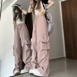 Pink Overalls Single Pants