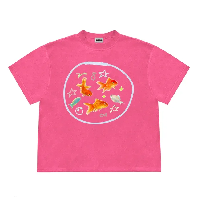 Goldfish High School Student Short Sleeve Pink - Shop at LoveMi