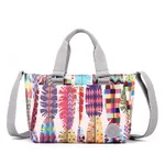 Women's Shoulder Crossbody Waterproof Multi-layer Large Capacity Handbag - Dragon Boat Flower