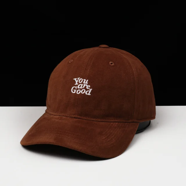 Soft Top Black Peaked Cap Trendy All match Coffee - Shop at LoveMi