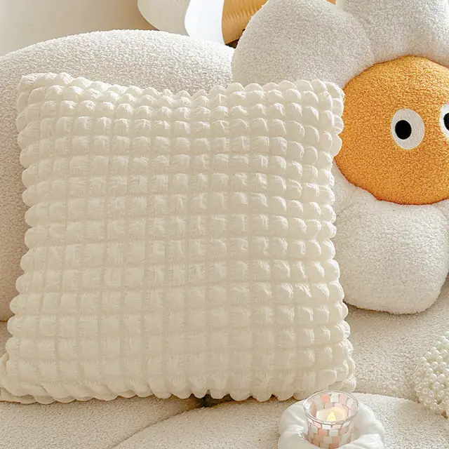 Cute Cartoon Big Eye Pillow Cushion, Bedroom Headboard Cushion Cover Mxm Apricot45X45Cm - Shop at LoveMi