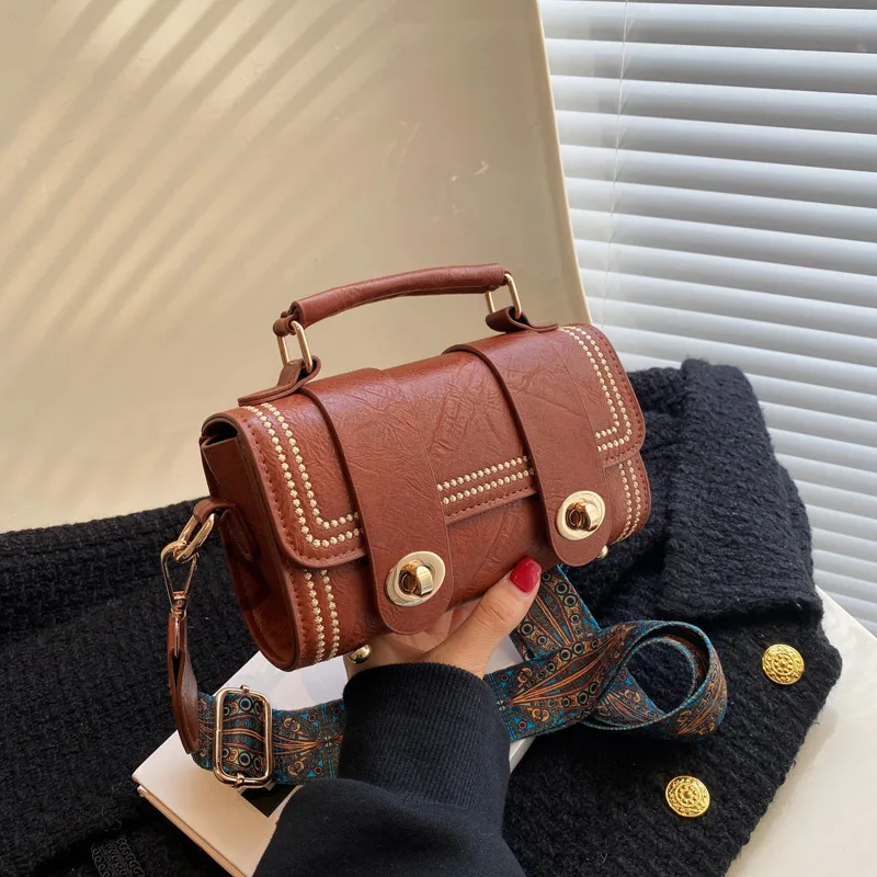 All match Women's Shoulder Bag Internet Celebrity Texture Brown - Shop at LoveMi