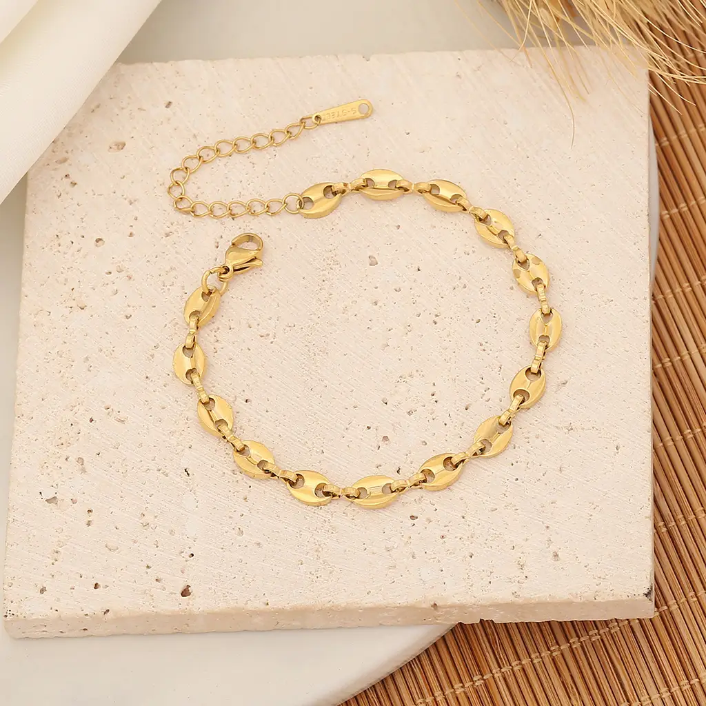 Simple Stainless Steel Chain Bracelet Niche - Style 7