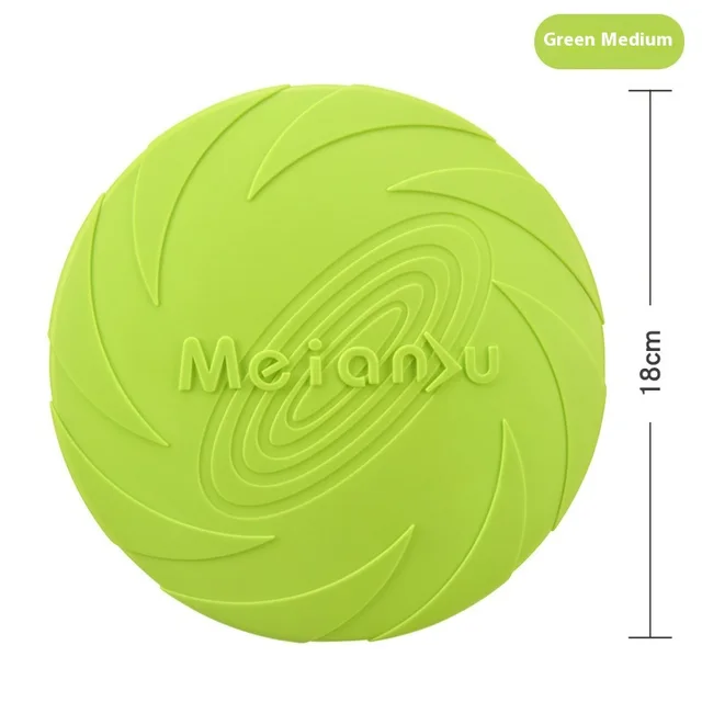 Dogs Base Outdoor Dog Walking Rubber Travel Toy Medium Green - Shop at LoveMi