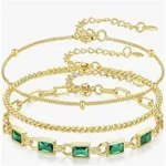 Golden Green Three Pieces