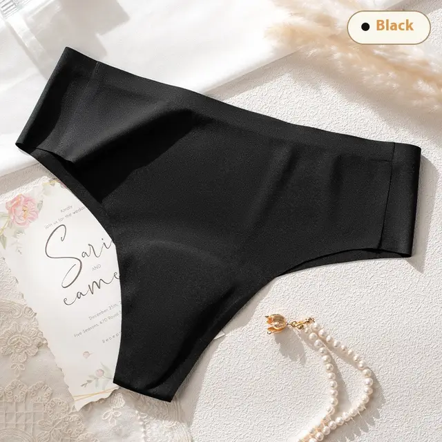 Safety Pants Women's Underwear Seamless Cover Triangle Area Anti embarrassment Lines Black - Shop at LoveMi