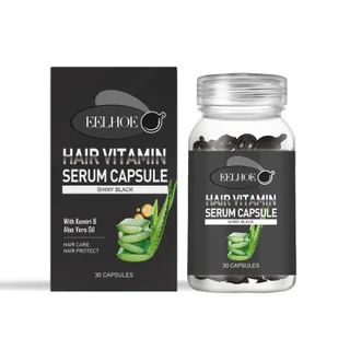 Hair Care Capsules Relieve Dryness - Black
