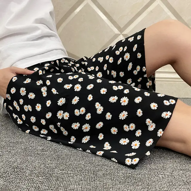 Summer Women's Pajama Pants Cotton Silk Shorts Home Loose Milky White - Shop at LoveMi