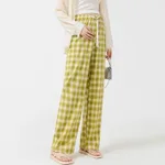 Green And White Plaid