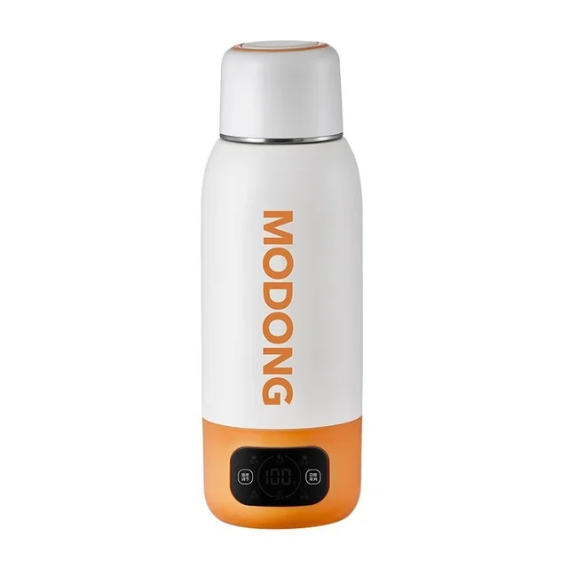 Electric Heating Cup 316 Liner Water Boiling Cup Insulated Mug Md Bw02B Orange - Shop at LoveMi