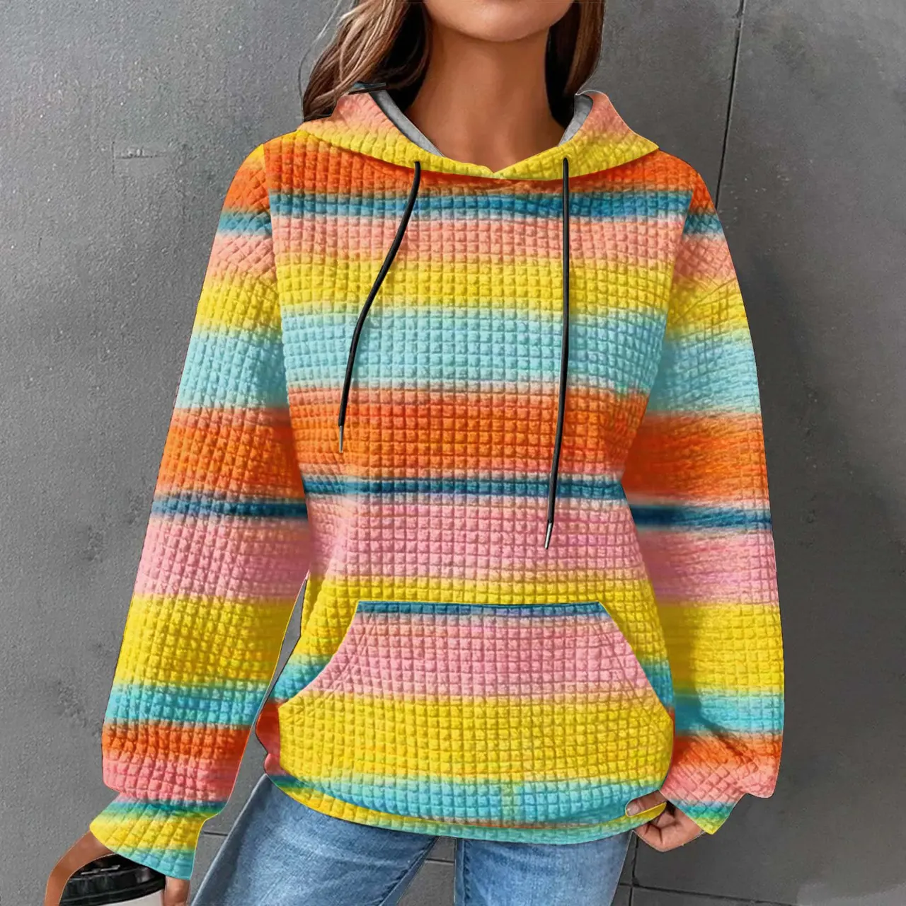 Winter Hooded Sweater Digital 3D Printing Casual Style - Zzy20230824548