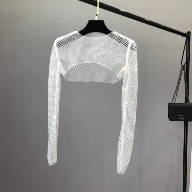 Women's European And American Sexy Unique Top White - Shop at LoveMi