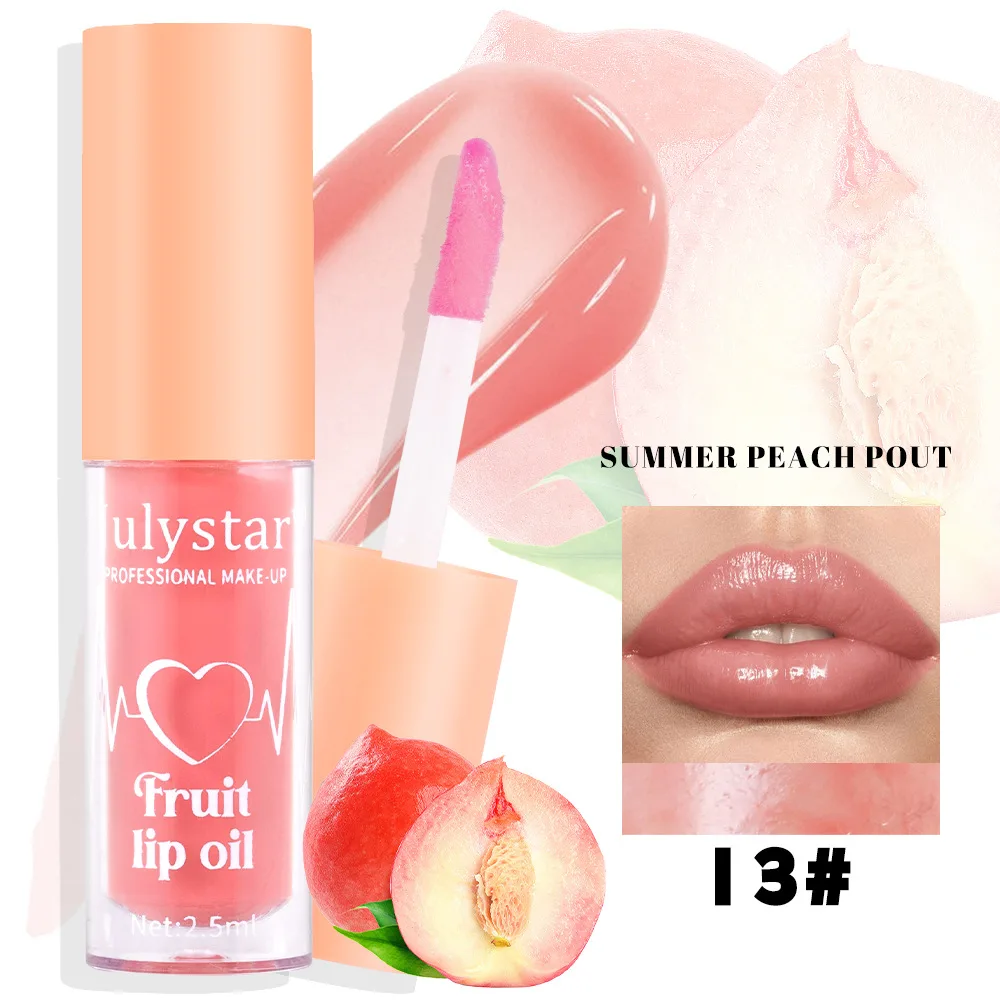 20 Colours Fruit Lip Lacquer Water Light Transparent Moisturizing - 13 Colours