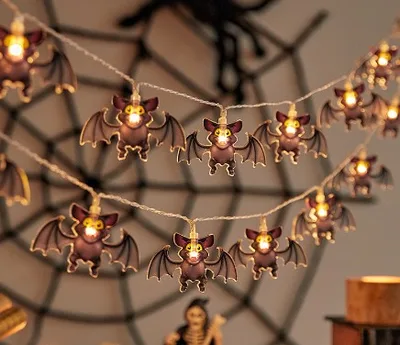 Atmosphere Layout Lighting Chain Festival Ornamental Festoon Lamp Bat - Shop at LoveMi
