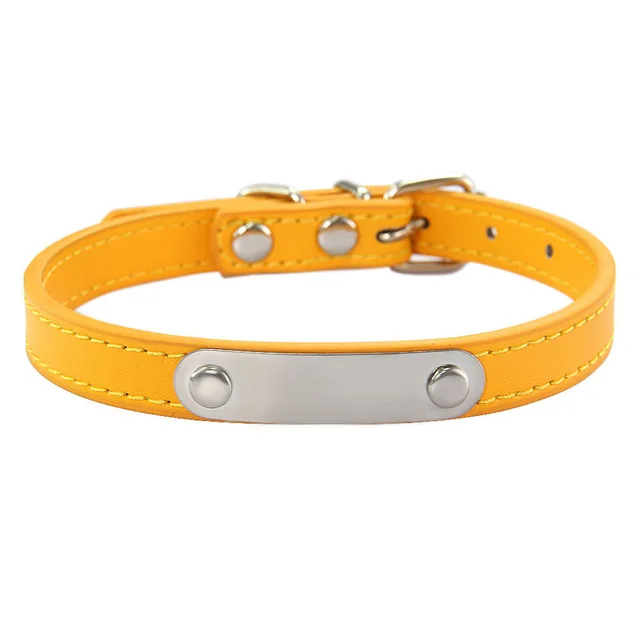 Simple Dog Collar Lettering To Prevent Loss Gold - Shop at LoveMi