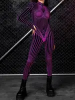 Purplish Red Thin Lines