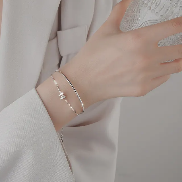 Silver Waist Bracelet For Women Special interest Design Double Layer Silver - Shop at LoveMi