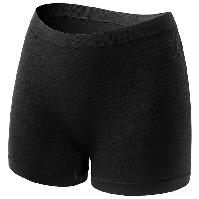 Women's Underwear Plus Size Plump Girls Invisible Boxer Safety Pants Black - Shop at LoveMi