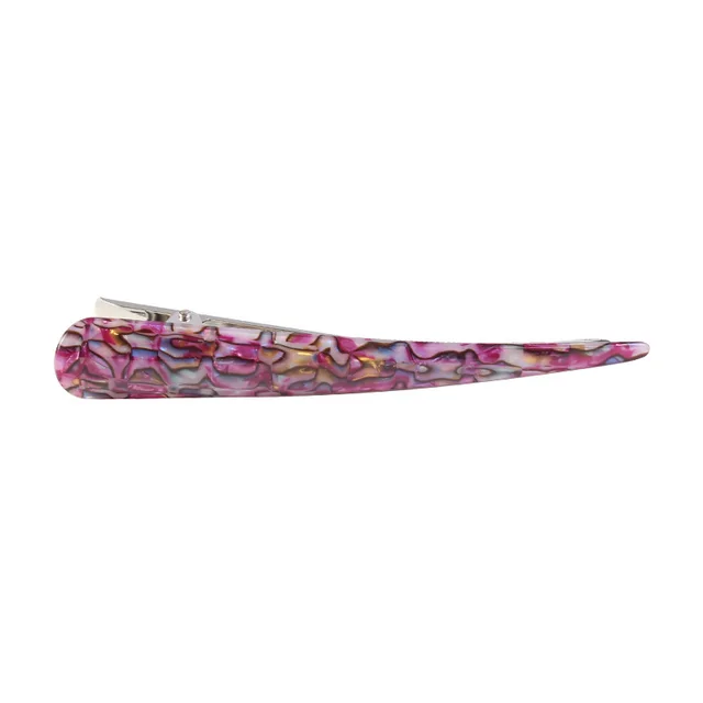 Acrylic Metal Hair Clips Hair Accessories Headdress Grip Ornament Purple - Shop at LoveMi