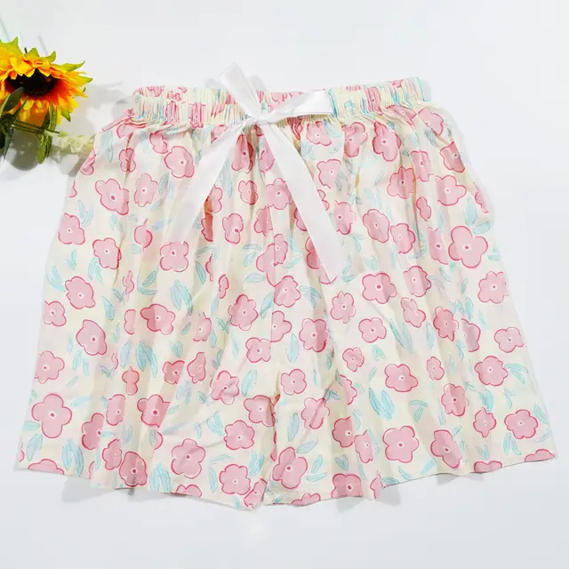 Women's Cotton Silk Shorts Plus Size Homewear Beach Pants No 20 Color Cotton Silk Shorts - Shop at LoveMi