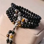 Black Silver Buddha Head