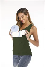 Army Green Womens Vest