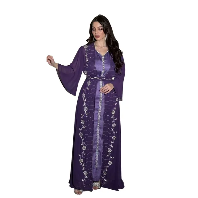 Women's Fashion Special Dress Suit Robe Purple - Shop at LoveMi