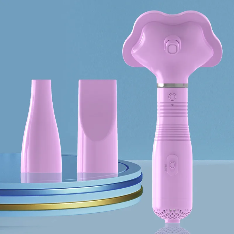 Two in one Pet Electric Hot Air One click Hair Removal Pets Hair Dryer Pet Products Pink - Shop at LoveMi
