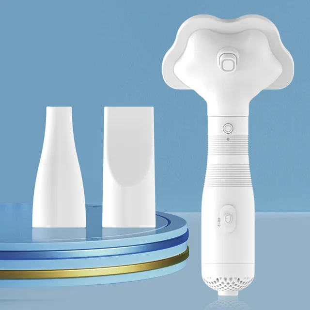 Two in one Pet Electric Hot Air One click Hair Removal Pets Hair Dryer Pet Products White - Shop at LoveMi
