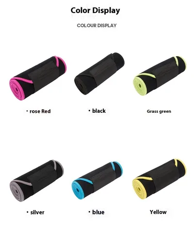 Breathable Mesh Red Violently Sweat Belly Belt Black - Shop at LoveMi