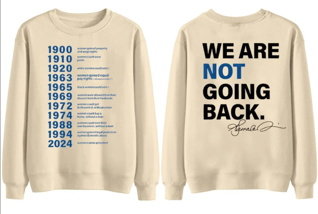 New European And American Letter Printed Hoodie - Khaki