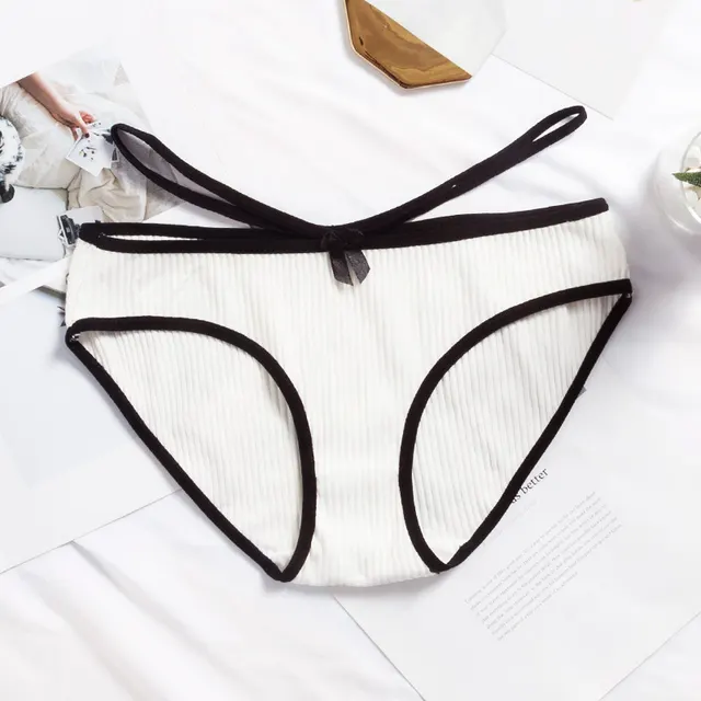 New Cotton Low Waist Breathable Women's Underwear White - Shop at LoveMi