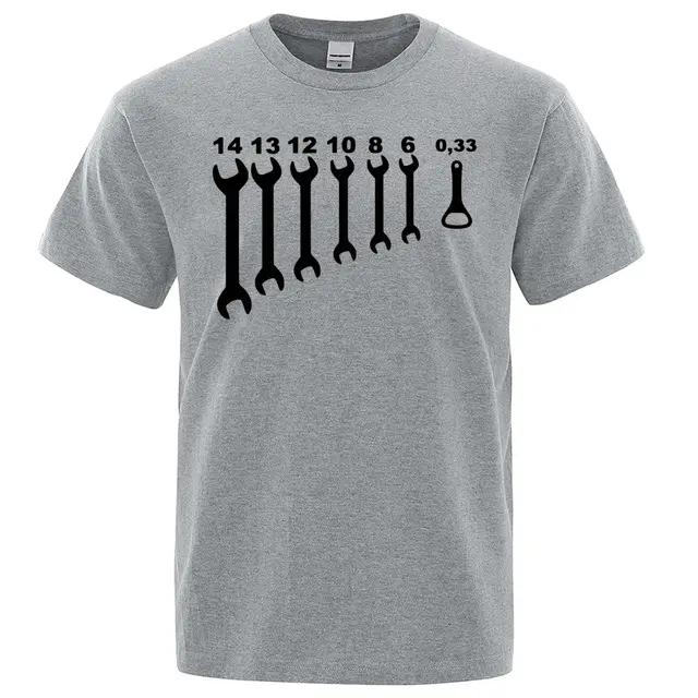 Men's Car Repair Engineer Cotton Short Sleeve Funny Top T shirt Gray - Shop at LoveMi