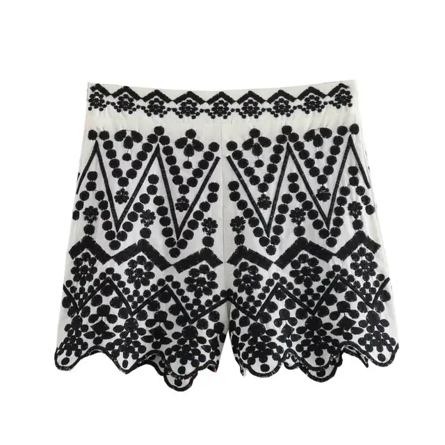 Machine Embroidery Shirt Shorts Suit Casual Pants - Shop at LoveMi