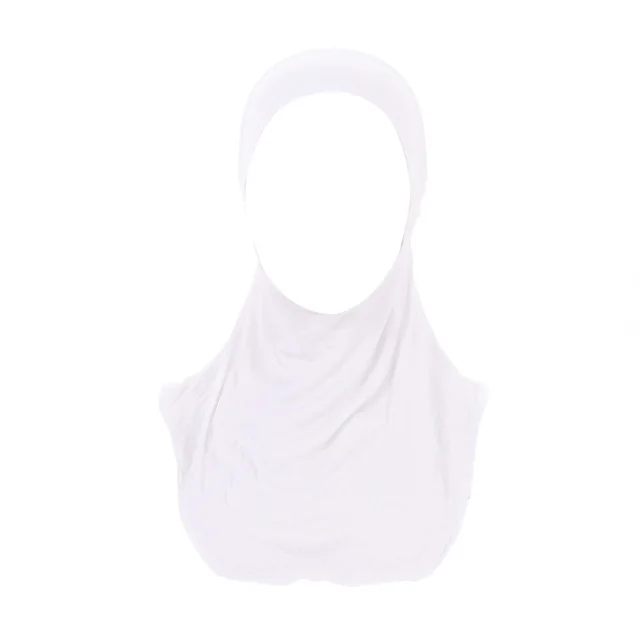 Back Neck Thin Elastic Shawl Hat Dustproof White - Shop at LoveMi