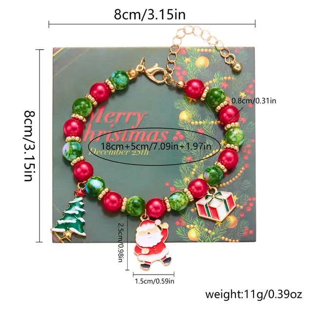 Christmas Bracelet Stylish Pendant Women's Br24Y04653 - Shop at LoveMi