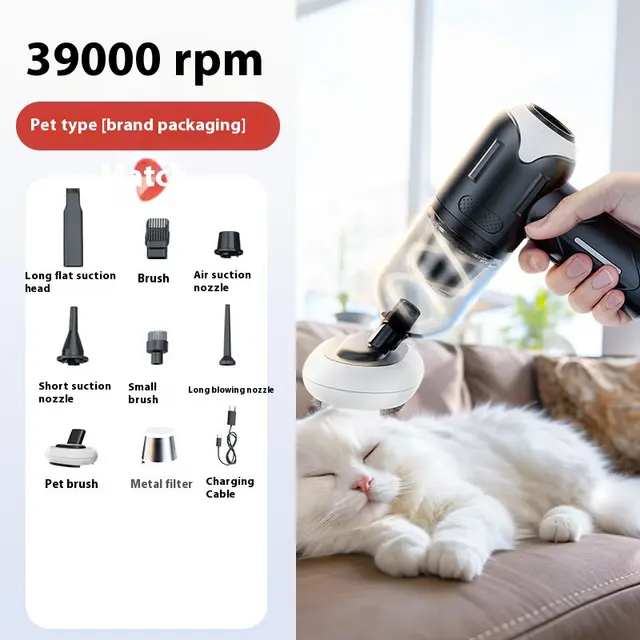 Handheld Portable Cat And Dog Cleaning Supplies Pet Fur Vacuum Cleaner Upgrade - Shop at LoveMi