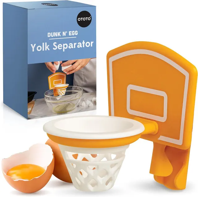 Kitchen Basketball Hoop Egg Yellow And Clear Separator Orange - Shop at LoveMi